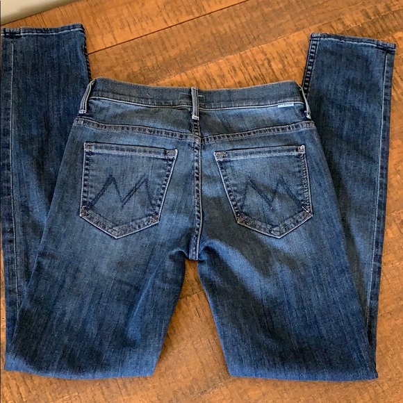 MOTHER The Muse Skinny Jean in Ride A Dark Horse - Picture 6 of 8